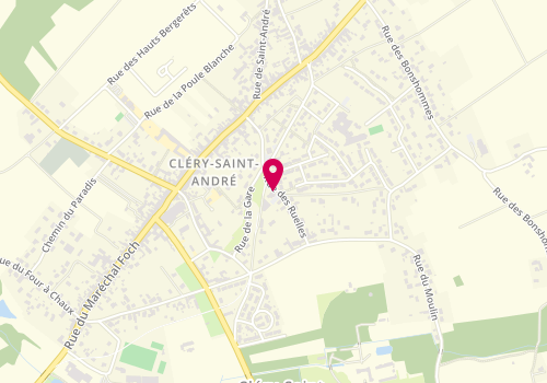 Plan de Optique & Domicile, 2 Ter Rue des Ruelles, 45370 Cléry-Saint-André