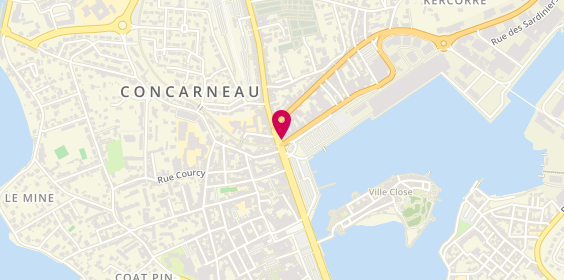 Plan de Optic 2000, 2 avenue de la Gare, 29900 Concarneau