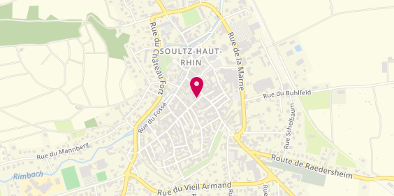 Plan de Optique de la Source | Opticien à Soultz-Haut-Rhin, 4 Rue Maréchal de Lattre de Tassigny, 68360 Soultz-Haut-Rhin