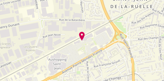 Plan de Optical Center, Zone Commerciale des 3 Fontaines
1 avenue Pierre Mendès France, 45140 Saint-Jean-de-la-Ruelle
