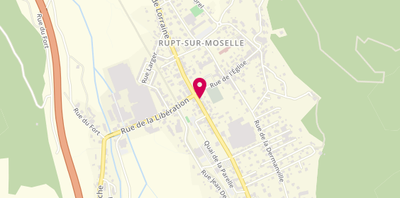 Plan de Mirettes & Ecoutilles, 6 Rue d'Alsace, 88360 Rupt-sur-Moselle