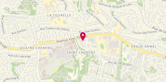 Plan de La Lunetterie d'Aurore, 20 avenue Yves Thépot, 29000 Quimper