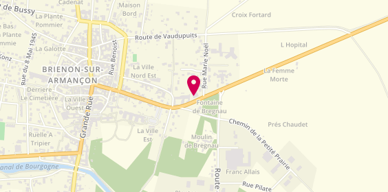 Plan de Visiris, 26 avenue Joséphine Normand, 89210 Brienon-sur-Armançon