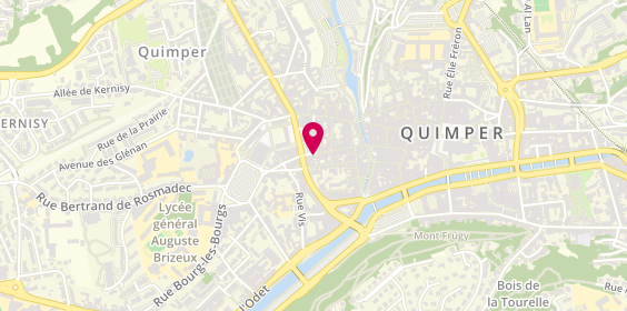 Plan de Optic 2000, 27 place Saint Mathieu, 29000 Quimper