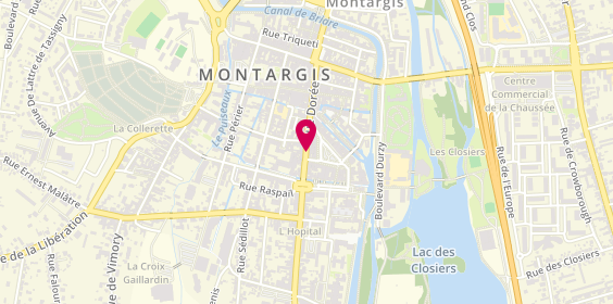 Plan de Optique Despres, 77-79 Rue Dorée, 45200 Montargis