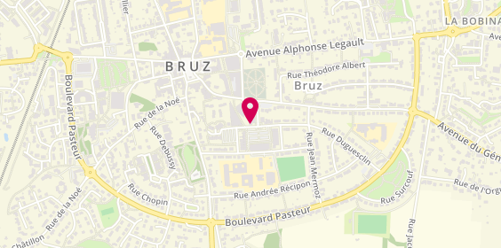 Plan de Alain Afflelou, 5 Rue Duguesclin, 35170 Bruz