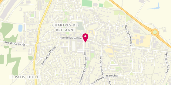 Plan de Optique de la Marionnais, 5 avenue de la Marionnais, 35131 Chartres-de-Bretagne