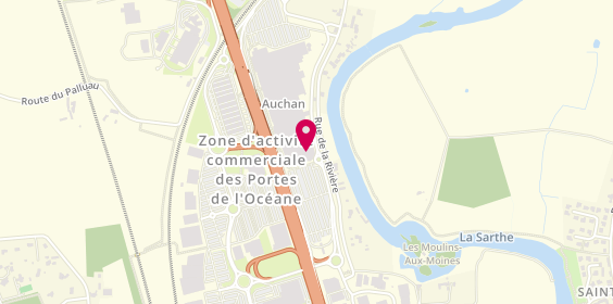 Plan de Grand Optical, Zone Aménagement du Moulin Aux Moines Avenue du Mans Centre Commercial Auchan, 72650 La Chapelle-Saint-Aubin