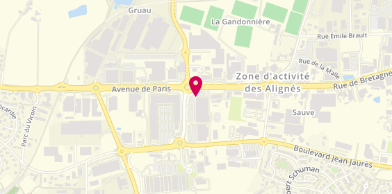 Plan de Optical Discount, 66 avenue de Paris, 53940 Saint-Berthevin