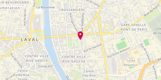 Plan de L'Oros Optique, 23 place Jean Moulin, 53000 Laval