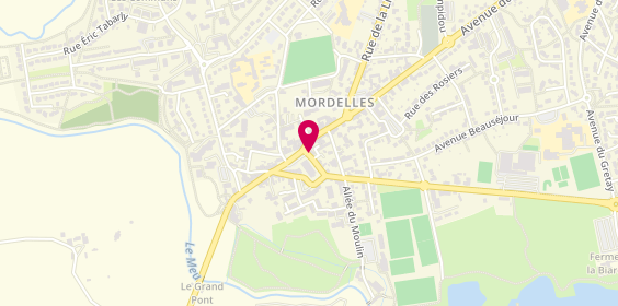 Plan de Mordelles Optique, 22 place Saint-Pierre, 35310 Mordelles