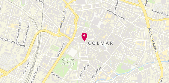 Plan de Optique Michel, 1 Rue des Boulangers, 68000 Colmar