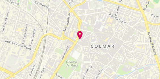 Plan de Centre Optique Colmar, 40 Rue des Têtes, 68000 Colmar