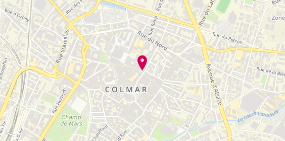 Plan de Opticien Colmar-Clefs - Krys, 34 Rue des Clefs, 68000 Colmar
