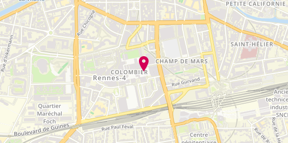 Plan de Optique Lafayette, 25 place du Colombier, 35000 Rennes