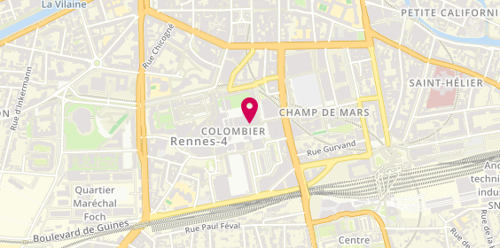 Plan de Colombier Optique, 11 place du Colombier, 35000 Rennes