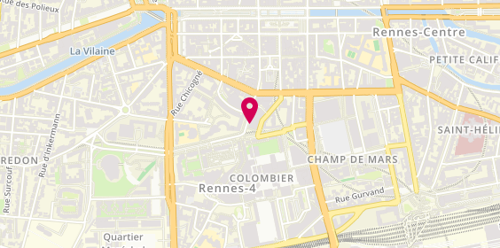 Plan de Optical Center, 31 Rue Tronjolly, 35000 Rennes
