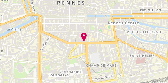 Plan de Anne & Henri, 18 Boulevard de la Liberté, 35000 Rennes