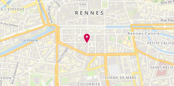 Plan de Opticien Rennes - Hesteau Nemours - Krys, 16 Rue de Nemours, 35000 Rennes