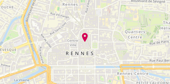 Plan de Jimmy Fairly Opticien Rennes, 8 Rue d'Estrées, 35000 Rennes