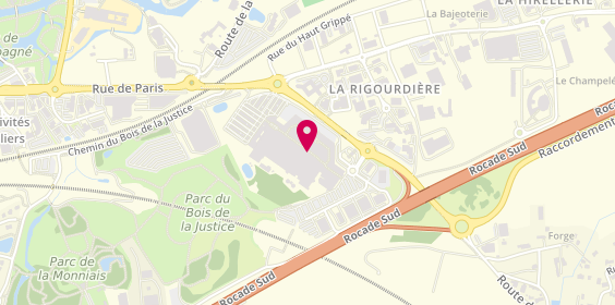 Plan de Krys, Zone d'Activité la Rigourdière Centre Commercial Carrefour Rennes-Cesso, 35510 Cesson-Sévigné