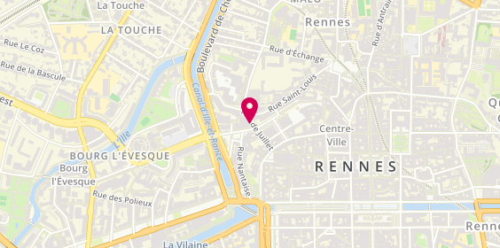 Plan de Atol Xavier Maire, 9 Rue de Juillet, 35000 Rennes