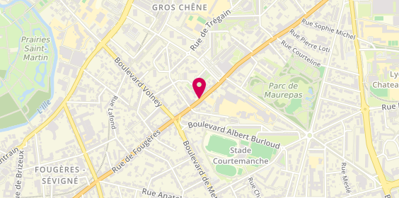 Plan de Optikalité, 183 Rue de Fougères, 35700 Rennes