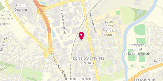 Plan de Optical Center, 119 avenue Gros Malhon, 35000 Rennes