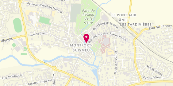 Plan de Opti'soins, 6 Rue Saint-Nicolas, 35160 Montfort-sur-Meu