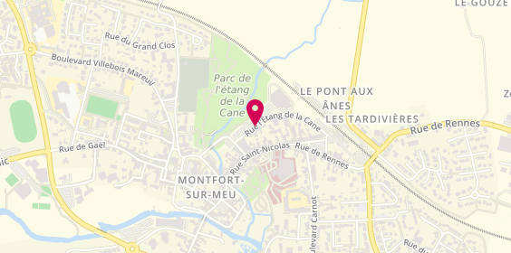 Plan de Montfort Optic, 9 Rue de l'Étang de la Cane, 35160 Montfort-sur-Meu
