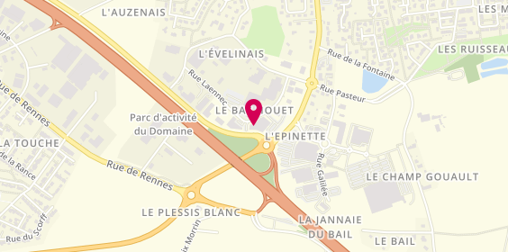 Plan de Generale Optique, Rue du Bas Houet Zone d'Activite du Bail Ii, 35137 Pleumeleuc