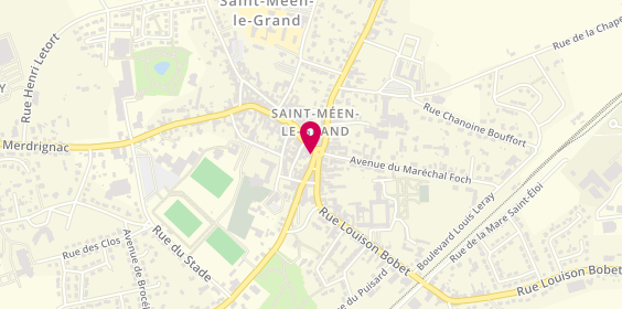 Plan de Scouarnec Optique, 24 Place General Patton, 35290 Saint-Méen-le-Grand