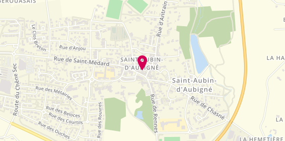 Plan de Atol, 6 Rue de Saint-Médard, 35250 Saint-Aubin-d'Aubigné