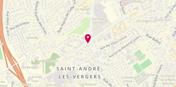 Plan de La Française de l'Optique, Centre Commercial Carrefour Avenue Charles de Refuge, 10120 Saint-André-les-Vergers