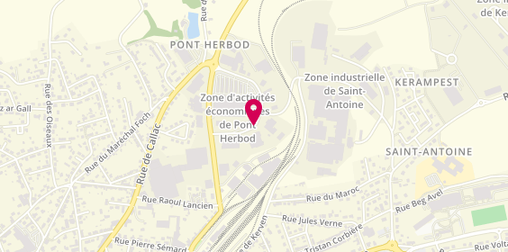 Plan de Alain Afflelou, Zone Aménagement du Pont Herbot
Rue Duguay Trouin, 29270 Carhaix-Plouguer
