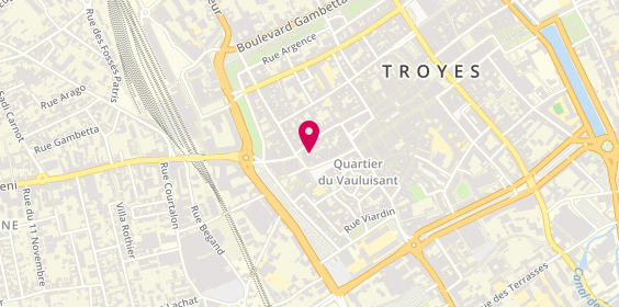 Plan de Optique Fradet, 5 Rue Colbert 3 Et, 10000 Troyes