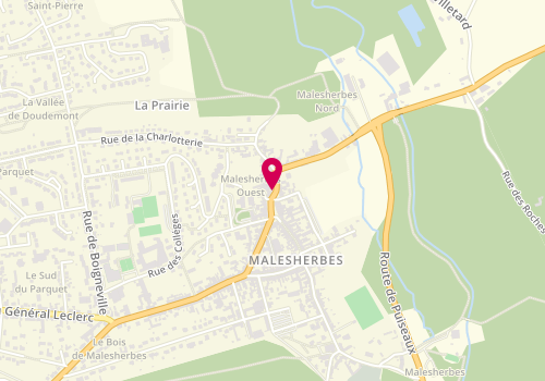 Plan de SARL Malesherbes Optique, 1 Rue de Soisy, 45330 Le Malesherbois