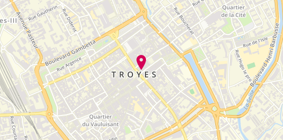 Plan de Optique Bonneville, 40 Rue Urbain Iv, 10000 Troyes