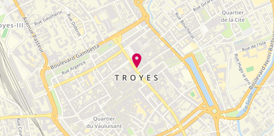 Plan de Optic 2000, 11 Rue de la République, 10000 Troyes