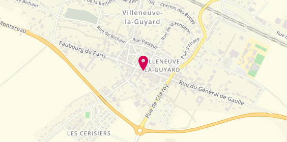 Plan de Villeneuve OPTIC, 41 Grande Rue, 89340 Villeneuve-la-Guyard