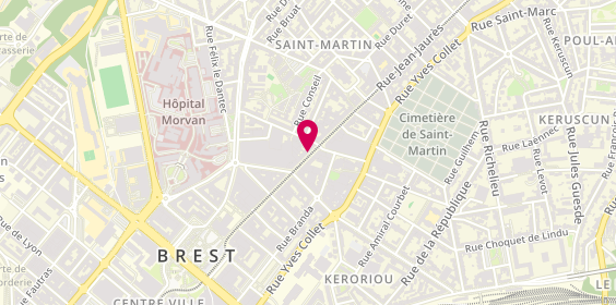Plan de Viou Lunettier, 64 Rue Jean Jaurès, 29200 Brest