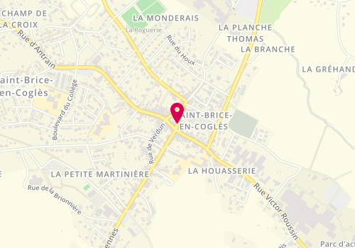 Plan de Optique du Coglais, 11 Rue Pasteur, 35460 Maen-Roch