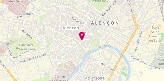 Plan de Alain Afflelou, 70 Grande Rue, 61000 Alençon