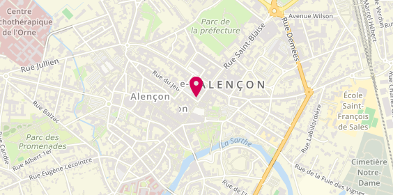 Plan de YES Alencon, 4 Rue du Jeudi, 61000 Alençon