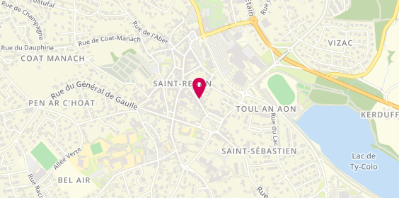 Plan de Optic 2000, 9 Rue Saint-Yves, 29290 Saint-Renan