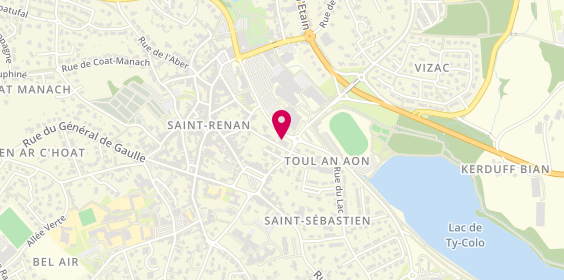 Plan de Les Opticierns Mutualistes, 6 Rue du Pont de Bois, 29290 Saint-Renan