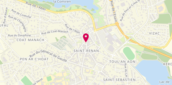 Plan de Les Lunettes d'Anne françoise, 28 Rue Saint-Yves, 29290 Saint-Renan