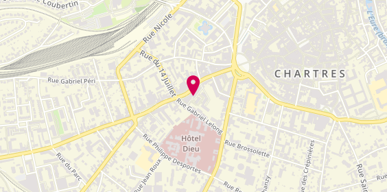 Plan de Centrale d'Achat d'Optique Pierre Leman, 49 Rue du Grand Faubourg, 28000 Chartres