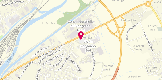 Plan de Lco, Chez Progrès Optic, Zone Industrielle du Rongeant
avenue de Lorraine, 52300 Joinville