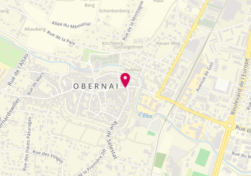 Plan de So'Optic, 39 Rue du Général Gouraud, 67210 Obernai